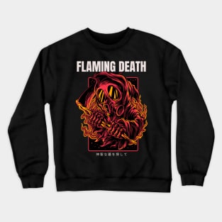 FLAMING DEATH Crewneck Sweatshirt